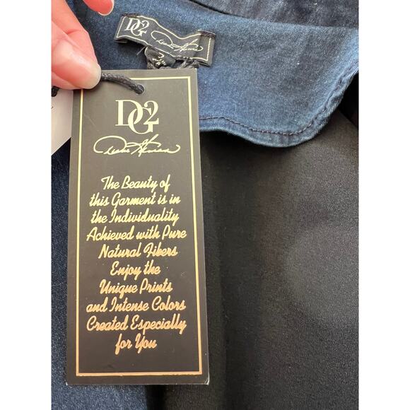 DG2 Diane Gilman Tailored Denim Blazer S - Picture 7 of 8